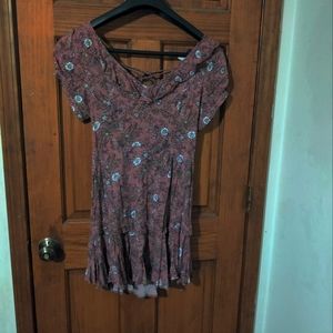 Women's mini pink floral medium brand Blue rain